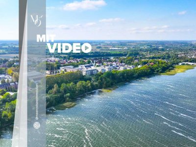 Penthouse // Kamin // Große Terrasse // Blick über den Strelasund // Tiefgarage //  2 Bäder & Sauna