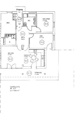 Geschmackvolle 4-Zimmer-EG-Wohnung mit geh. Innenausstattung mit Balkon und EBK