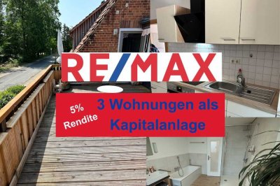 Für kluge Rechner - 3 Wohnungen im laufenden Betrieb!