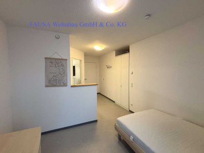 FÜR STUDENTEN/ Pendler:  Apartment mit Balkon, Pantryküche & Duschbad.