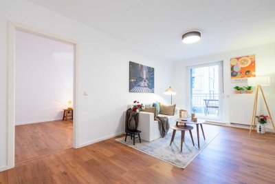 * 2-Zi.-Wohnung * Citylage Bismarckviertel * Saniert, provisionsfrei, leer