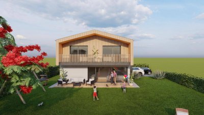 Haus Silberbach Wohnen im Grünen - hochwertiges Holzhaus mit Wohlfühlfaktor und sonnigen Garten