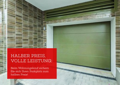 Ihr neues Zuhause? Mit Wasserblick, Sonnenterrasse – und einem Garagenstellplatz zum halben Preis.