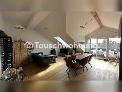 Tauschwohnung: Helle 4-Zimmer-Wohnung (Neubau) in Giesing mit Alpenblick