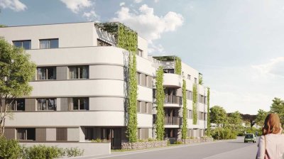 2-Zimmer-Wohnung im 2. Obergeschoss mit großer Loggia