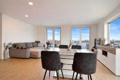 Exklusive 2,5-Zi. Wohnung mit Dachterrasse, Einbauküche & top Ausstattung in zentraler Lage