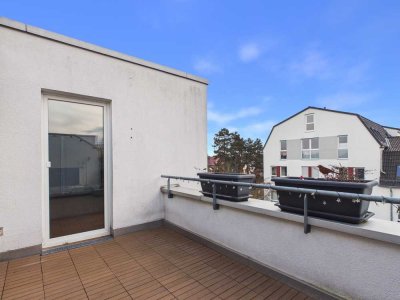 Dachgeschosswohnung mit Dachterrasse und Stellplatz-sofort bezugsfrei!