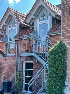 Schöne, voll ausgestattete Loft-Wohnung mit Balkon in Wiedenbrück