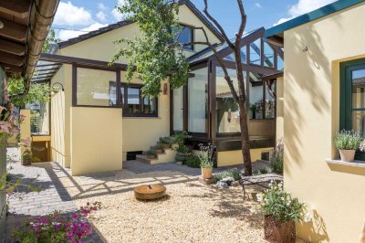 Charmantes Einfamilienhaus mit mediterranem Flair in Wiesbaden-Breckenheim