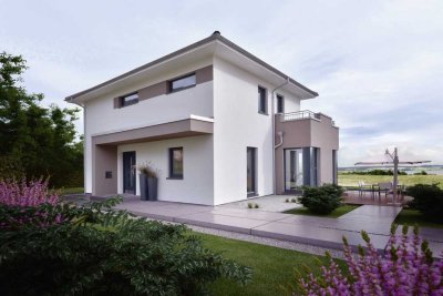 Baugrundstück mit Neubau - Einfamilienhaus in schöner Lage