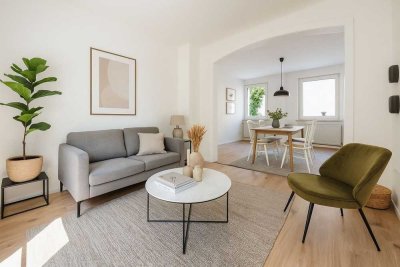 Fertig zum Strahlen: modernisiertes 4 Zimmer Nest mit Terrasse & Garten