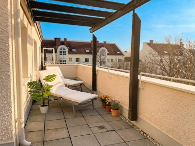 Traumhafte, 3-Zimmer Dachterrassenwohnung in Pasing Süd