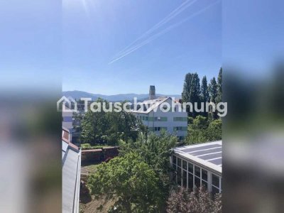 Tauschwohnung: Suche 2-3 Zimmer Whg - biete helle 3 Zimmer Whg (95 m2)