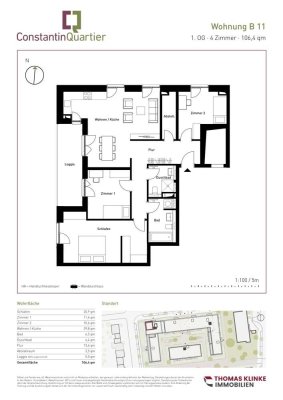 fantastische 4-Zimmerwohnung zum 01.05.2026 verfügbar