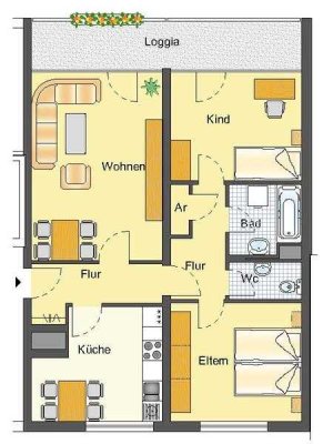 3-Zimmerwohnung Leverkusen