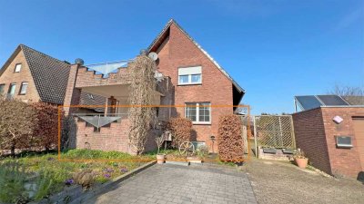 Charmante Hochparterre in Rees-Haffen – ruhige Sackgassenlage mit Terrasse und Garage