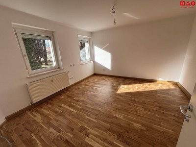 Minimaler Preis für maximalen Komfort: hochwertig sanierte Singlewohnung begeistert mit sonniger Raumaufteilung und herrlich ruhiger Grünlage am Stadtrand von Steyr!