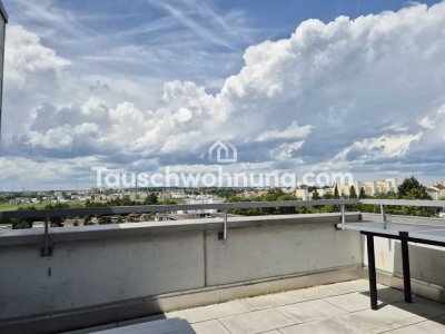 Tauschwohnung: 2 Zimmer Wohnung mit Balkon und Aufzug Keller und Garage