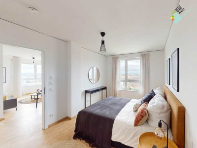 Jetzt einziehen: 2-Zimmer-Wohnung mit Einbauküche im neuen Hochpunkt von München