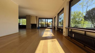 Lichtdurchflutetes Penthouse mit großer Terrasse, Balkon, Kaminen, EBK, TG