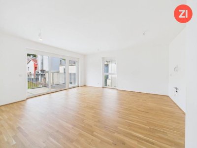 Schöne geförderte 3-Zimmer-Wohnung mit Tiefgaragenparkplatz und Balkon in Gallspach. Erstbezug!