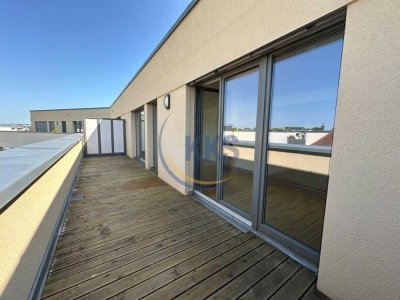 Exklusive Maisonette-Wohnung mit zwei Dachterrassen im Zentrum West ab 01.08.2025!!!