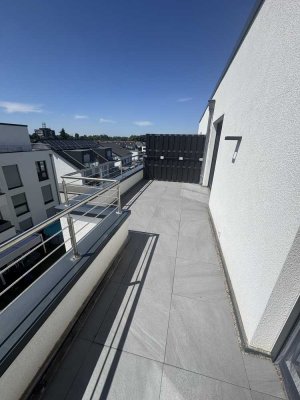 Neubau / 270° Panorama Balkon - Geschmackvolle 2,5-Zimmer-Wohnung mit gehobener Innenausstattung