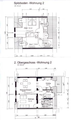 Ansprechende 4-Zimmer-Maisonette-Wohnung mit Balkon in Krefeld-Bockum