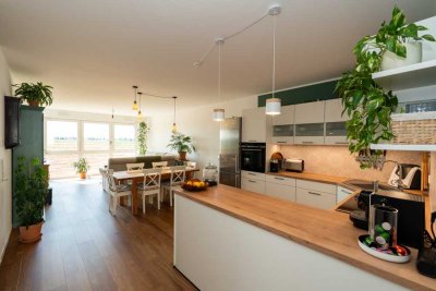 Licht, Weite, Wohnqualität: Neubau-ETW in Feldrandlage