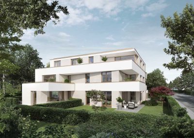 FERTIGGESTELLT | Ruhige Gartenwohnung mit 106 m² Privatgarten | Nahe der Würm | Effizienzhaus 40 EE