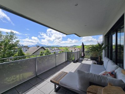 Exklusive 2 Zimmer Wohnung mit 16 m2 SW - Balkon | TG Platz und Freiabstellplatz | in Eugendorf-Esch