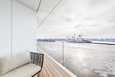 Erste Reihe Elbblick - Luxuswohnung in der HafenCity