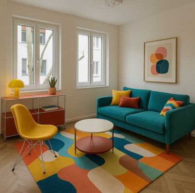 **toll ausgestatte und hochwertige 2 Zi- Whg Wohnen i n S-West*