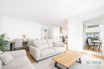 Bezugsfrei: Moderne Wohnung mit Einbauküche und überdachtem Balkon in ruhiger Lage