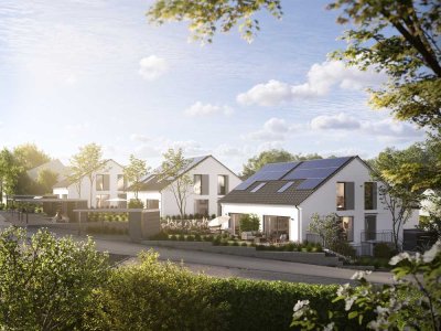 Exklusive Neubau Doppelhaushälfte mit eigenem Garten, Carport und Außenstellplatz in Besigheim!