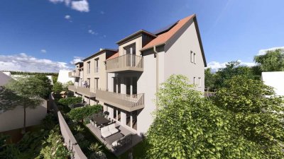 Neubau Erdgeschoss-Wohnung mit Terrasse und Gartenanteil
