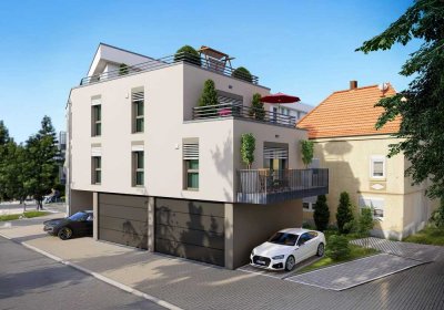 Luxus Penthouse | 81,6m² | XXL Dachterrasse  | NECKARTALVILLA - Untereisesheim