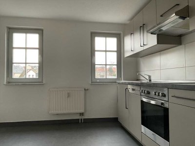 Klein aber fein mit Einbauküche.