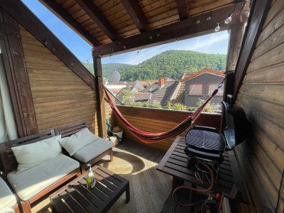 Zwischenmiete (Oktober bis März) - Wunderschöne Dachgeschoss-Maisonette-Wohnung