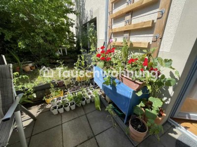 Tauschwohnung: Gemütliche 3-Raum-Wohnung in DD-Plauen mit eigenem Garten