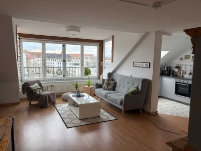 Über den Dächern von Plagwitz - 3 Zimmer, Nähe Karl-Heine-Kanal, bezugsfrei