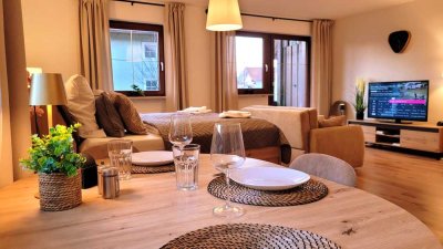 Befristet! Möblierte Wohnung 01.11.25-30.04.26 Prien am Chiemsee, Balkon, zentral gelegen