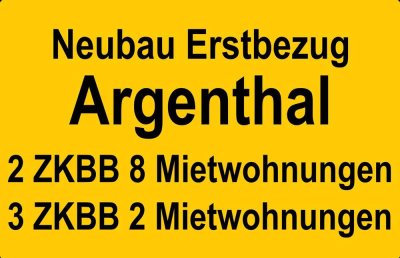 Argenthal 2 ZKBB u 3 ZKBB Neubau Erstbezug