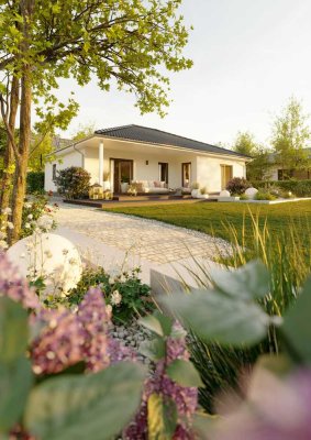 Leben auf einer Ebene – mit Terrasse zum Träumen