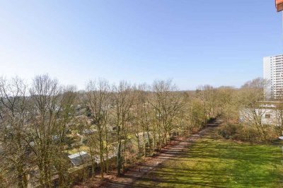 "Parkside Osdorf", nahe Klein Flottbek: 1,5-Zimmer-Wohnung mit Süd-Balkon, Lift u. PKW-Stellplatz..!