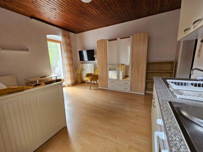 Gemütliche 1-Zimmer Wohnung mit Balkon und Gartenmitnutzung