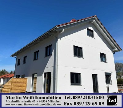 Neubau-Doppelhaushälfte mit Seeblick in Seeshaupt / Starnberger See