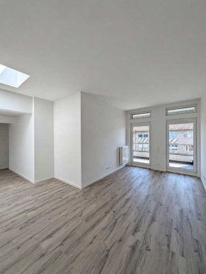 3-Zimmer-Neubau-Wohnung im klassischen Bestand