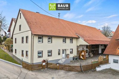 Idylle pur! Charmantes Wohnhaus mit Scheune in Wechsetsweiler