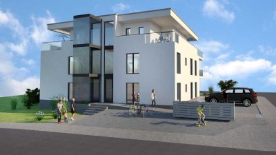 Wohnung im ersten Obergeschoss  KFW 55 in zentraler Lage von Buchen